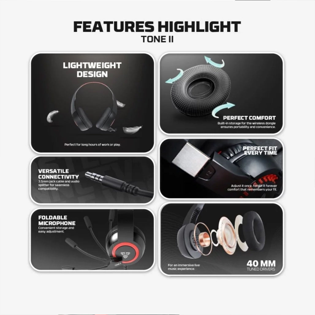 Fantech Tone II HQ56 | Wired Gaming Headset
