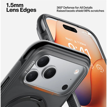 Torras Ostand R O3 Air For iPhone 17 Pro Max - Shadow Black