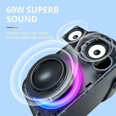 Tronsmart Halo 110 60W Portable Party Speaker Superb Stereo Sound and Up to 18 Hours of Playtime - Pixel Zones