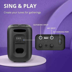 Tronsmart Halo 200 120W Karaoke Bluetooth Party Speaker with SoundPulse Audio Built-in Powerbank Up to 18 Hours of Playtime - Pixel Zones