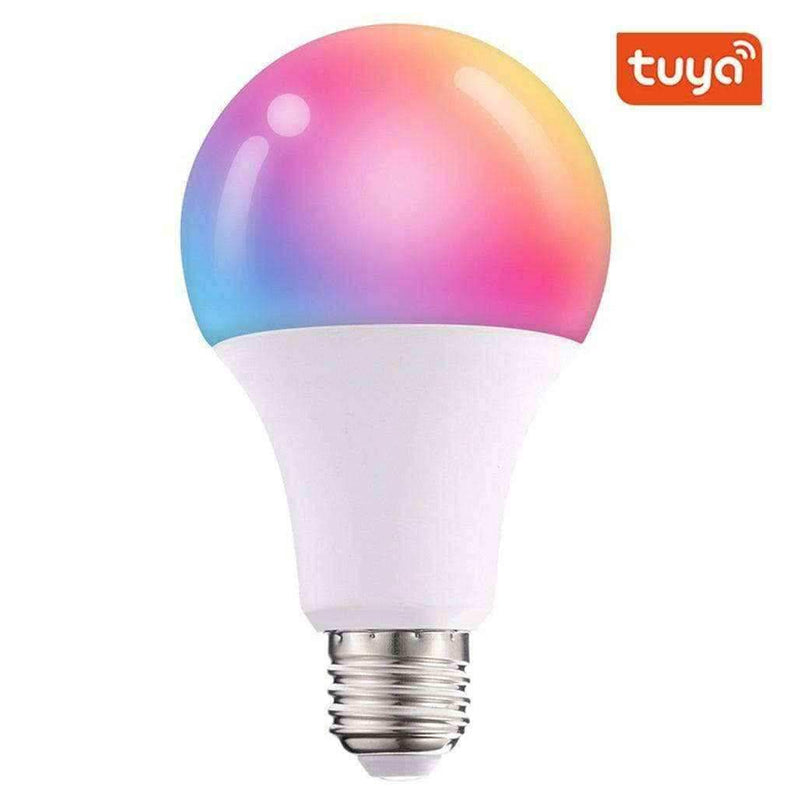 Tuya 9W Smart Light Bulb Bluetooth / Wifi E27 Dimming RGB Ambient Lamp Support Music Rhythm Timing Setting - Pixel Zones