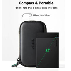 Ugreen Multi-functional Waterproof Storage Bag for Hard Disk, Power Bank and Accessories - Pixel Zones