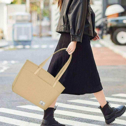 WIWU Ora Tote Pocket for Laptop 16 Inches Beige - Pixel Zones