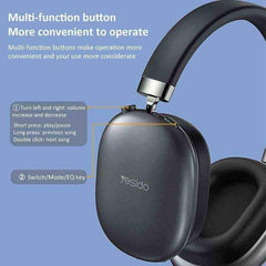 Yesido EP05 Over-Ear Noise Reduction Bluetooth Headphones - Pixel Zones